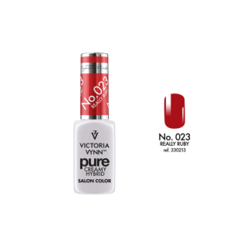 pure creamy hybrid salon color No.023 really ruby (TPO FREE)
